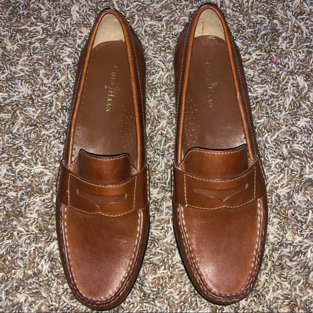 Cole Haan Brown Penny Loafers Never Worn